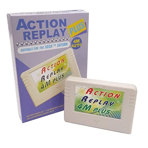 4M RAM Expansion Pack and Action Replay for Sega Saturn Cheat Codes