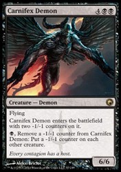 Carnifex Demon 57/249 Scars of Mirrodin Foil Rare