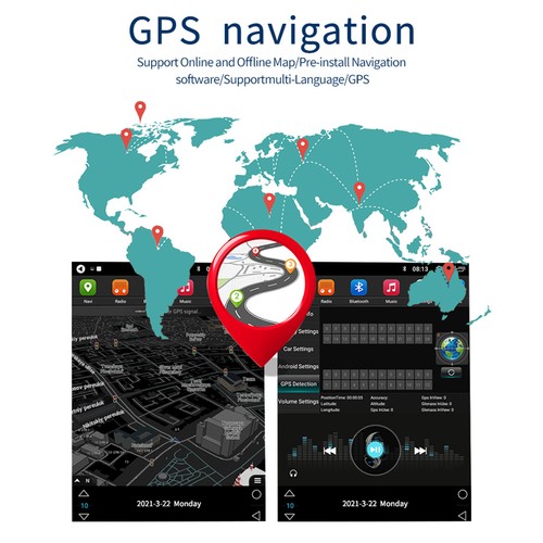 For 2012-2018 Ford Focus GPS Navi Android12.0 Car Stereo Radio 9.7" Touch Screen - Picture 14 of 22