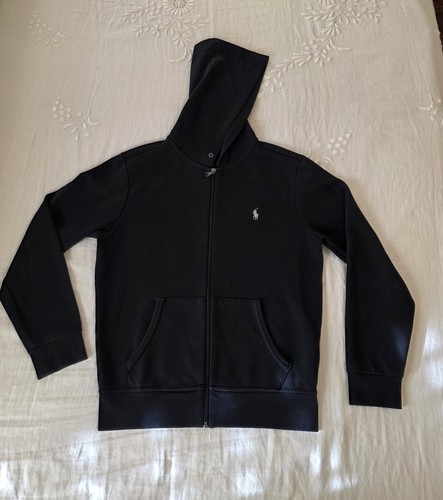 Polo Ralph Lauren Hoodie Damen SP schwarz Full Zip Hoodie OHNE KORDELZUG weich - Bild 2 von 18