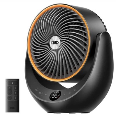 DREO 1500W Portable 3D Automatic Oscillating Ceramic PTC Space Heater 300 sq ft