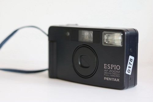 Pentax Espio AF Zoom 35mm Film Point and Shoot Camera Grey Tested - Picture 3 of 7