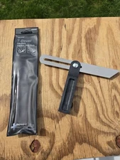 Vintage SEARS Craftsman 39582 Made in USA T-Bevel Stainless with Original Pouch