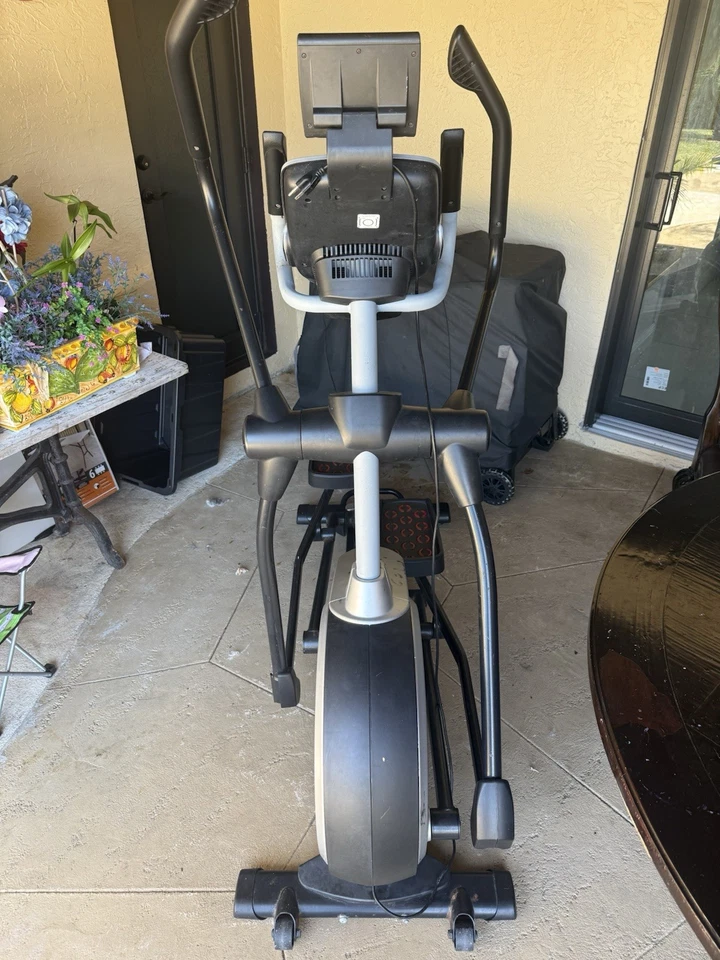 NordicTrack Commercial e9.5i Power Incline Elliptical Bike - Black - Image 2 of 4