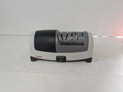Edgeware Electric Knife Sharpener Model 50375 Coarse Medium Fine Slots Gray