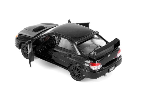 2006 Subaru Impreza WRX STI 1/24 Scale Diecast Model - SHOWCASTS - BLACK w/ BOX - Picture 7 of 9