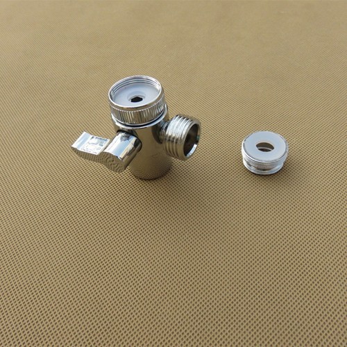 3-Wege-Duscharmdauerventile für Wasserhahn-Handheld-Dusche (Silber) - 第 11/12 張圖片