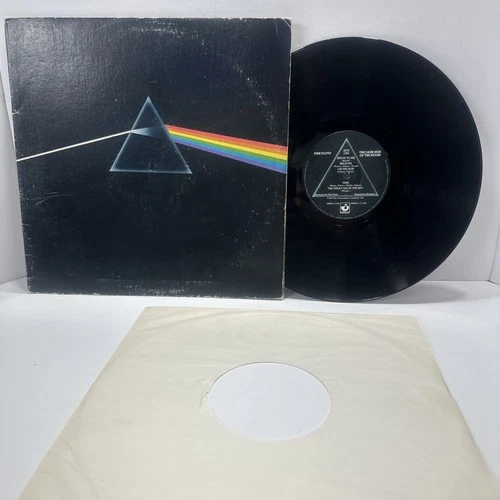 PINK FLOYD-DARK SIDE OF THE MOON-1975 HARVEST RECORDS LP SMAS-11163 VG/VG