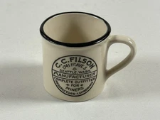 FILSON STONEWARE MUG NATURAL / MINERS NWB