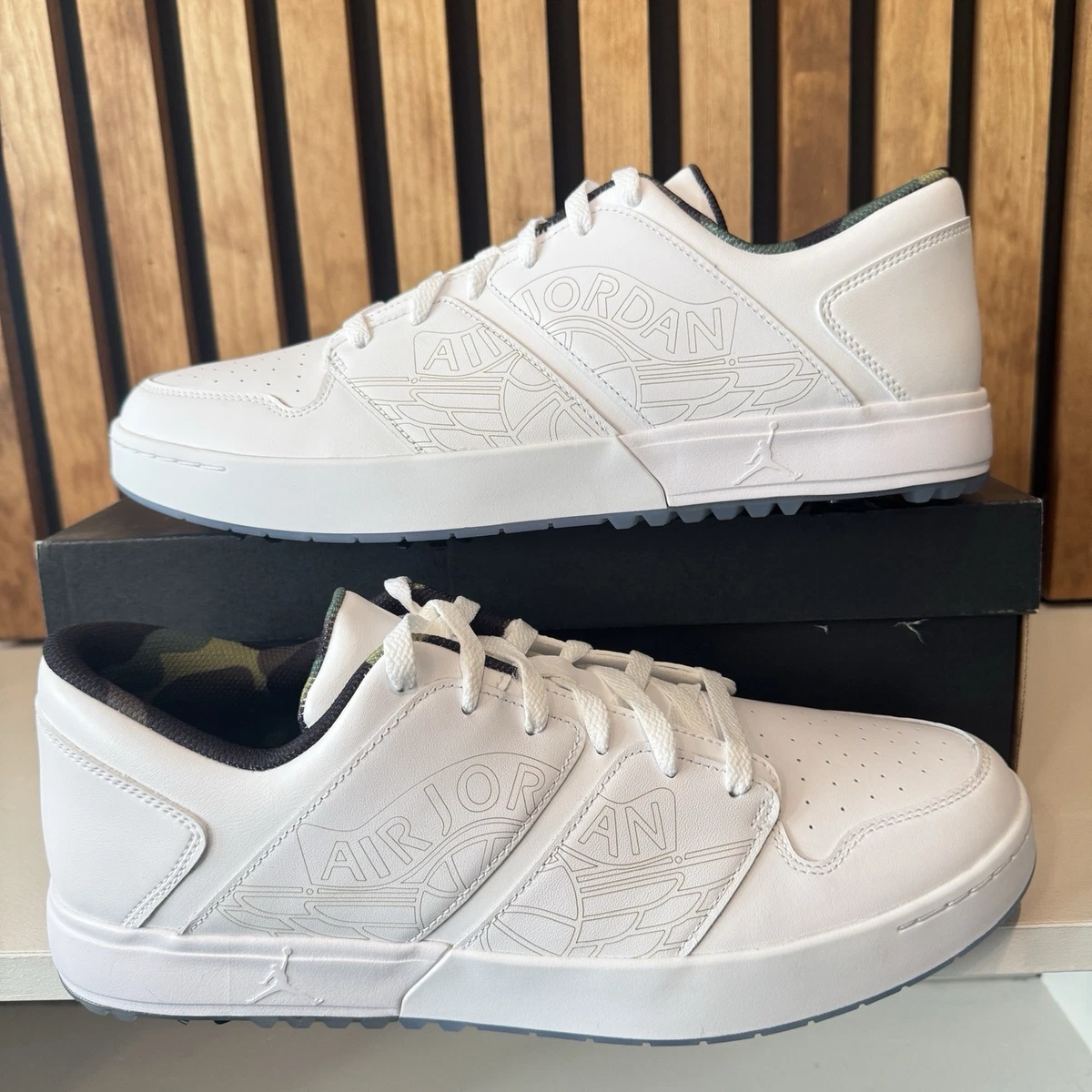Jordan Nu Retro 1 Golf Low Triple White for Sale | Authenticity
