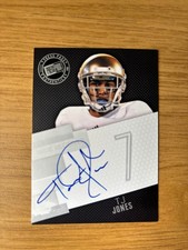 2014 Press Pass Signings Silver TJ Jones #PPS-TJJ Rookie Auto RC