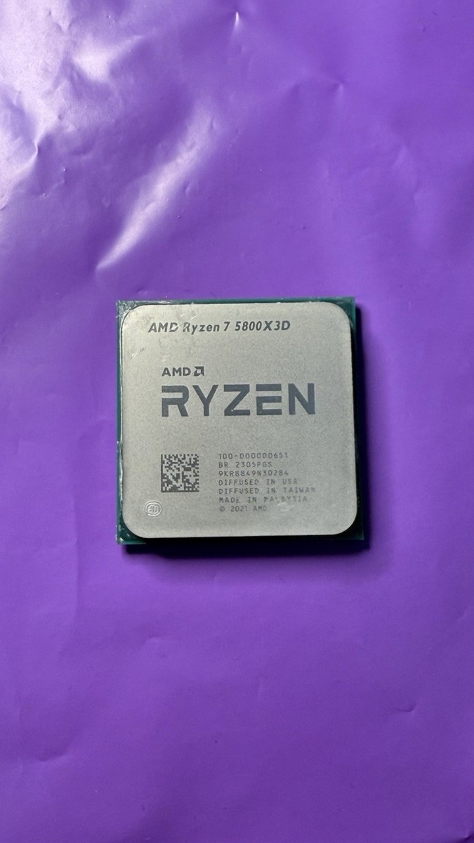 AMD Ryzen 7 5800X3D 3.40GHz 8 Core 100-000000651 16 Thread AM4 CPU
