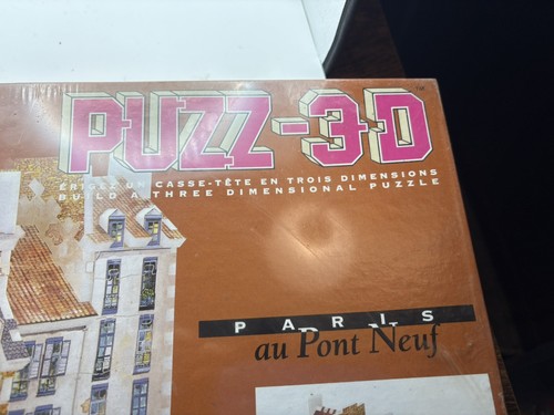 Paris au Pont Neuf, 3D Puzz, Puzzle, 3D Puzzle, 353 Pieces SEALED - Picture 3 of 6
