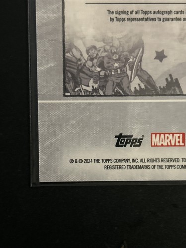 2024 Topps Chrome Iron Man/Ryan Stegman Autographed Gold Wave Parallel /50 - Picture 10 of 10