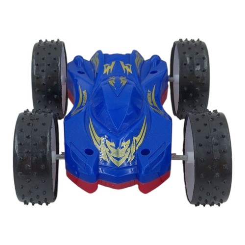 Juguete de coche plegable Toysmith 2 lados alimentado por fricción rojo azul vehículo de carreras - Imagen 2 de 7