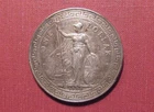 1909-B UK TRADE DOLLAR - STRONG DETAILS, UNEVEN PATINA, PLEASE VIEW