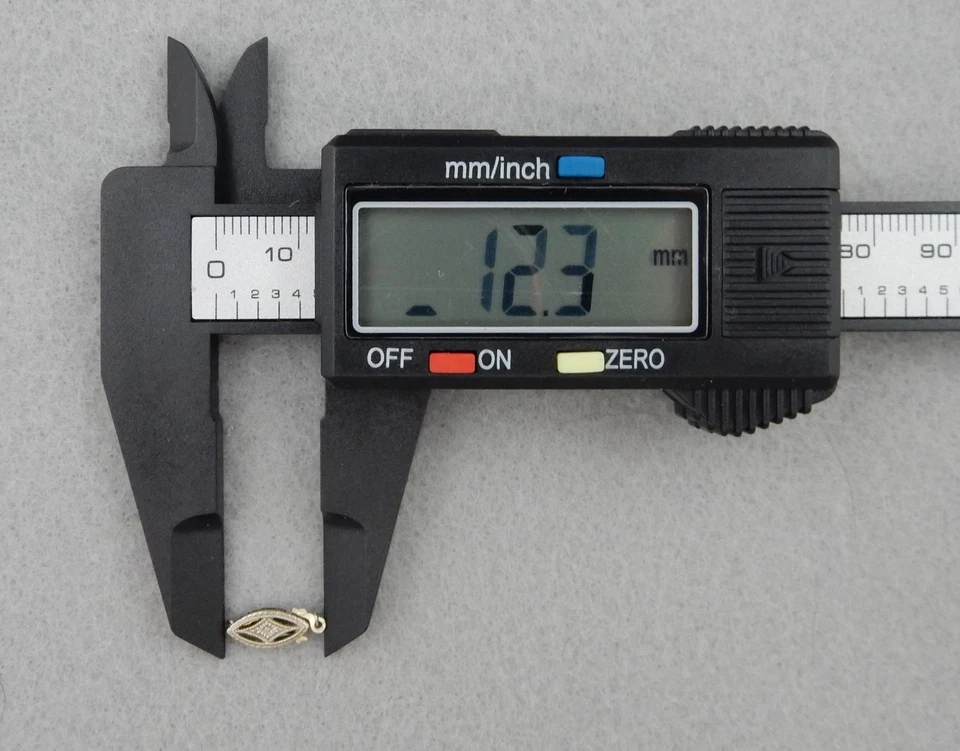 GENUINE SOLID 14K WHITE GOLD FILIGREE PEARL CLASP JEWELRY FINDINGS - Image 3 of 4