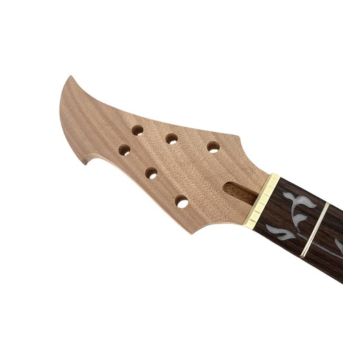 Mahogany wood 22 fret Guitar Neck 25.5 inch Rosewood Fretboard Bolt on heel Vine - Picture 6 of 17