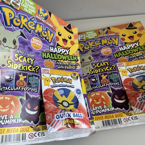 POKEMON MAGAZINES ISSUE 17, 41, 59, 62, 65 Brilliant Stars Cards & Pokeballs - Picture 11 of 16