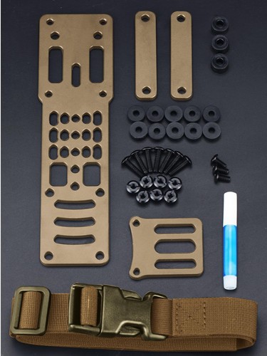 Tactical Modular Holster Adapter mit QLS Kit, Drop Leg Holster Plattform mit... - Bild 6 von 7