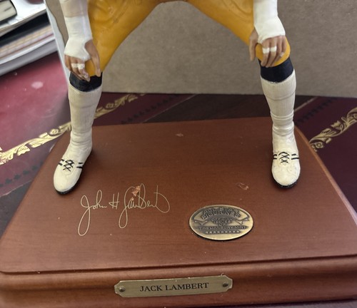 Figurines All Star Danbury Mint Pittsburgh Steelers légende Jack Lambert #58 HOF - Photo 6/9