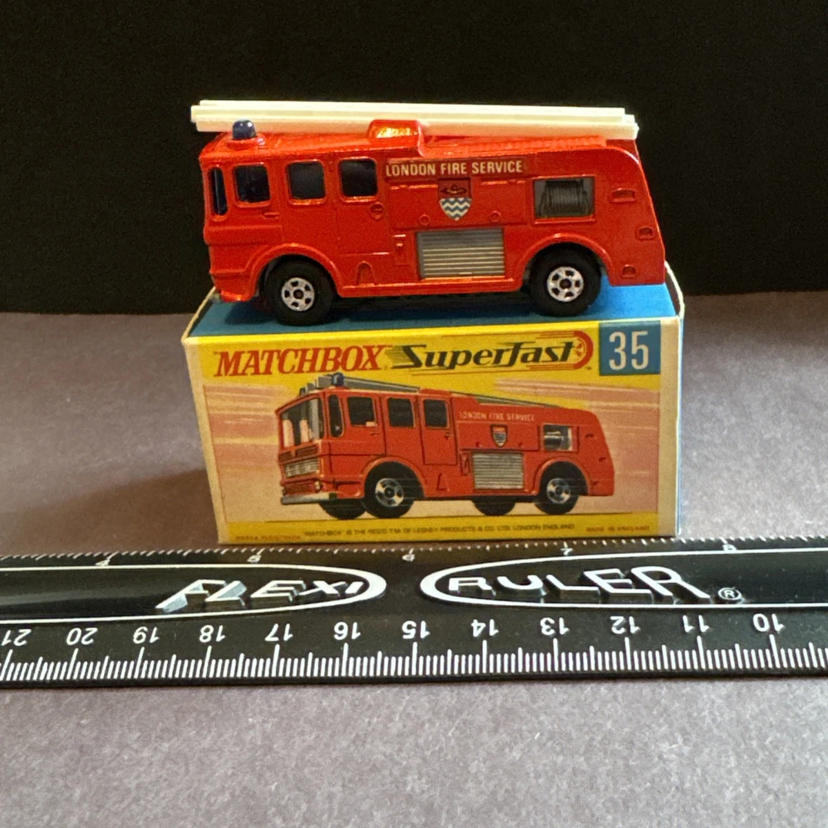 Matchbox 1969 Vehicle Year Vintage Manufacture Diecast Fire