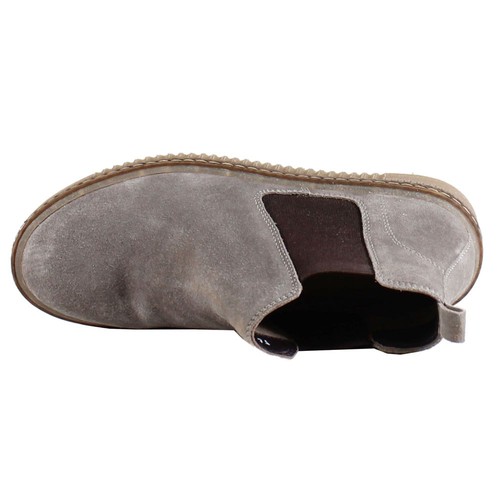 Diba True Yea Sayer Round Toe Pull On Booties Womens Grey Casual Boots 46015-020 - Picture 4 of 5