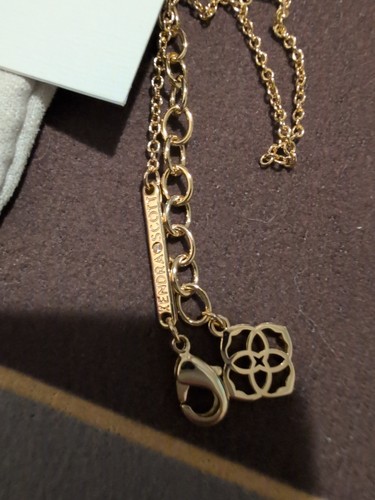 Kendra Scott Elisa Halskette mit Anhänger für Damen, Modeschmuck, 14 Karat vergoldet - Bild 2 von 8
