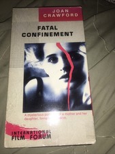 Fatal Confinement Vhs  Joan Crawford International Film Forum