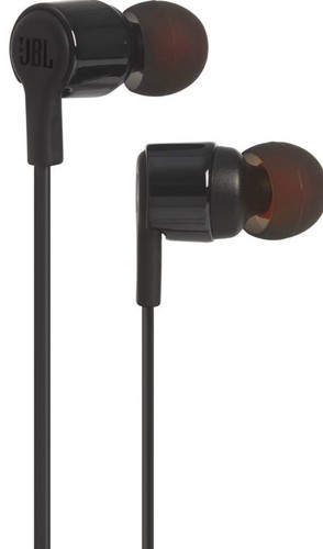 Auriculares internos JBL T210 de Harman Pure Bass Premium de aluminio con micrófono - Imagen 2 de 3