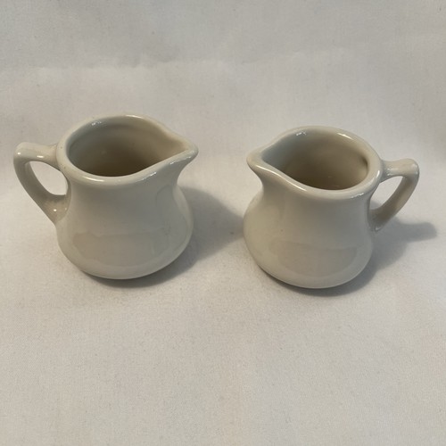 Hall USA MINI KRUG SIRUP SAHNEKÄNNCHEN DRESSING 2,5" Individuell Restaurant Weiß - Bild 1 von 6