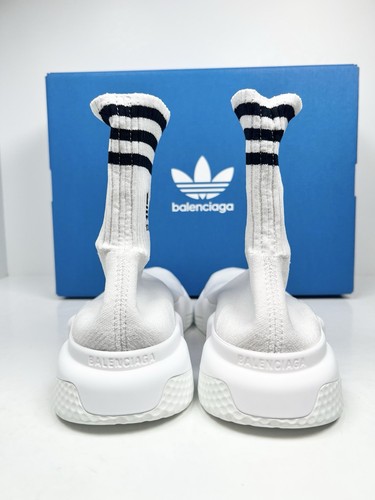 Taglia 9W/7.5M - Sneakers Balenciaga x Adidas Speed Sock bianche🤍 nuove/vendita al dettaglio $735! - Foto 4 di 9