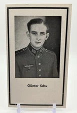 German WW2 Christian Remembrance Card - 19-year-old Gefreiter - Grenadier Rgmt