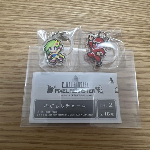 Final Fantasy Pixel Remaster Lydia Ninja Charm Vol.2 Figure Keychain Used