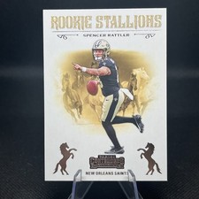 2024 Panini Contenders Football Rookie Stallions Spencer Rattler #11 Saints