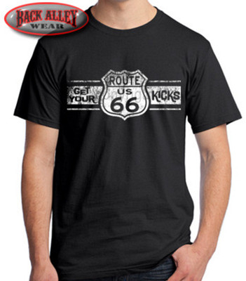 Get Your Kicks Route 66 T-SHIRT Gearhead M-3XL Classic ...