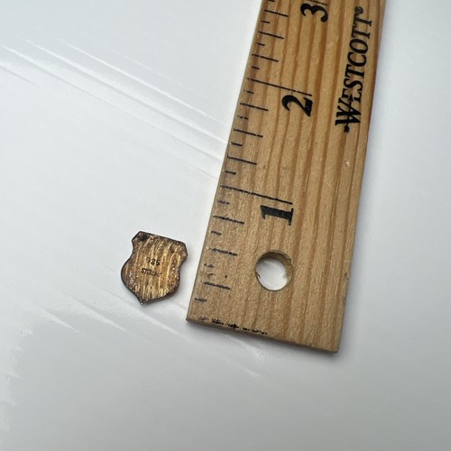 Dije colgante retro de plata de ley 925 Sonthofen Alemania esmalte cresta sin bucle - Imagen 8 de 9