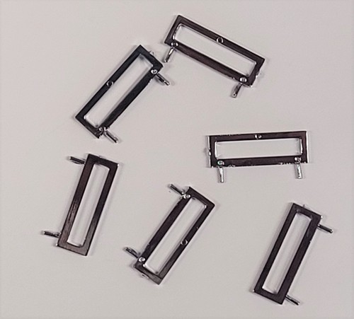 Set of 6 Plastic Chrome Windshields for HO Scale Slot Cars - BP-0004 - 第 1/2 張圖片