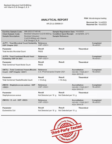 Ubiquinol Coq10-600Mg-Softgel, Active Coq10 Ubiquinol Supplement with Vitamin... - Picture 4 of 12