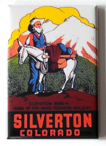 Silverton Colorado FRIDGE MAGNET travel souvenir