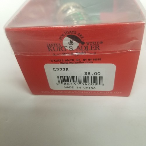Kurt Adler 5" Colorful Nutcracker Christmas Ornament C2235 w/ Box - Picture 2 of 4