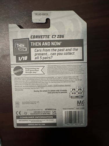 Corvette C7 Z06 / Then And Now / Hot Wheels 2023 - Picture 6 of 6