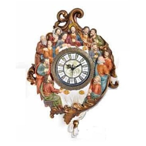 Bronze Last Supper Clock
