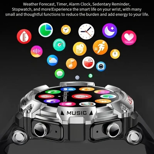 MONTRE CONNECTÉE 2 À 1 & TWS MODÈLE : GT100 CASQUE ÉCOUTEURS TÉLÉPHONE ANDROID IOS - Photo 6 sur 8