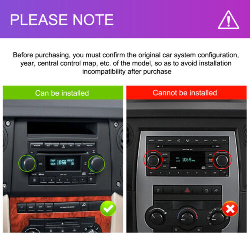 Android 13 Autoradio Für Chrysler Cruiser 300C Dodge Jeep Commander 32G GPS +Kam - Bild 3 von 19