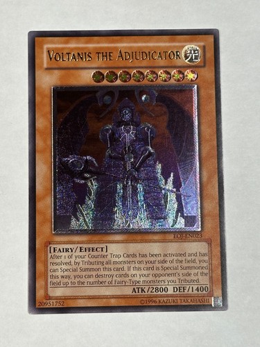 YUGIOH EURO Voltanis the Adjudicator EOJ-EN023 Ultimate Rare NM #1