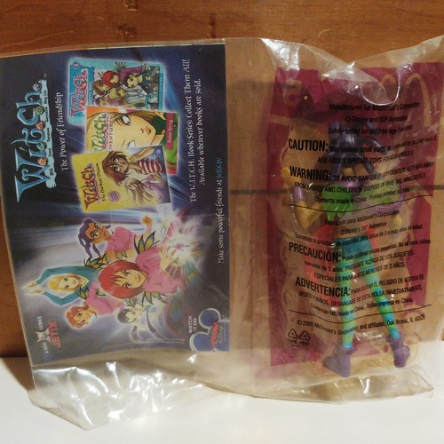 McDonalds Toy 2005 Jetix Witch Taranee #5 New Sealed Collectible - Afbeelding 2 van 2