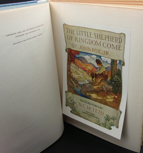 N.C. Wyeth THE LITTLE SHEPHERD OF KINGDOM COME Limited SIGNED Vellum #43/500  - Picture 5 of 9