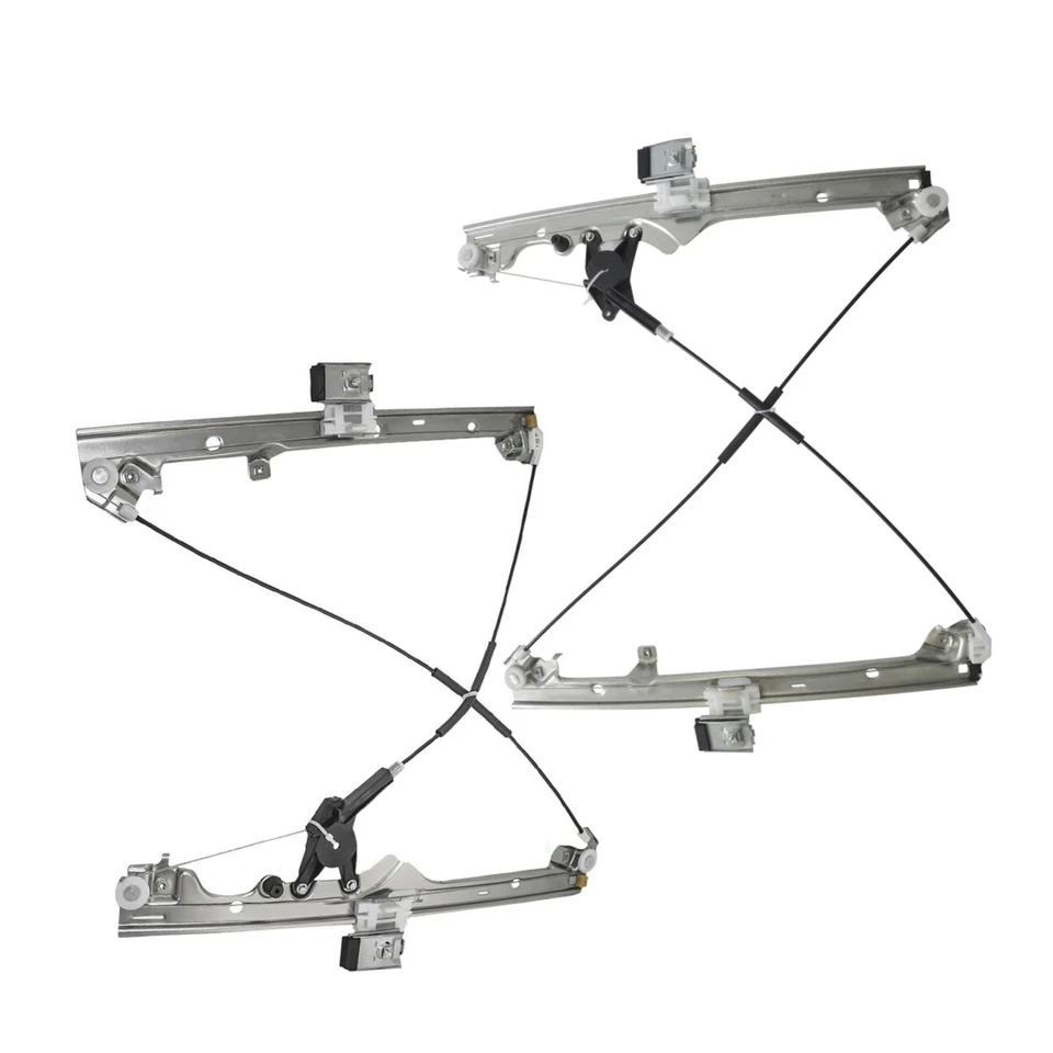 2x Window Regulator w/o Motor Front Left Right For 99-07 Silverado Sierra - Imagem 2 de 4