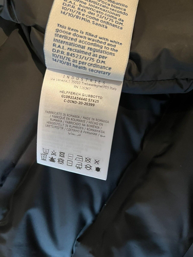 Moncler Genius 2 Moncler 1952 Black Down Helfferich Jacket Men's Size 1 Small - Picture 6 of 9